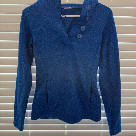 Columbia Women's Blue Button-Up Hoodie - Picture 1 of 5